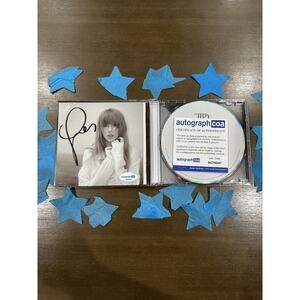Taylor Swift SIGNED The Tortured Poets Department CD Autographed w/ COA SC79247